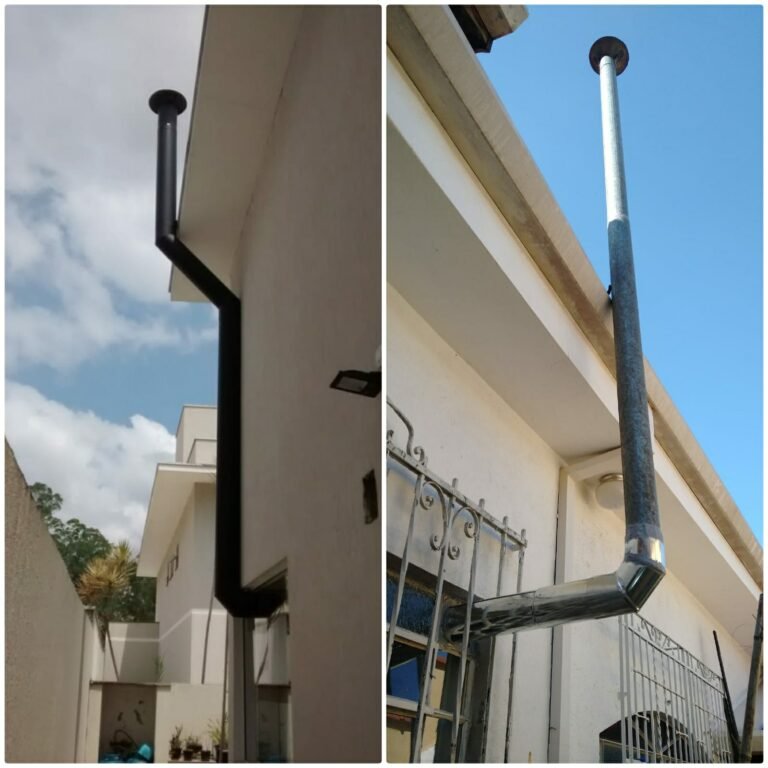 Saída de tubulação de coifa