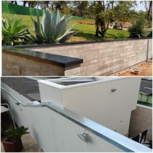 Rufo galvanizado e Rufo com Pintura